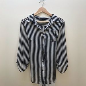 Sheer Stripe Shirt